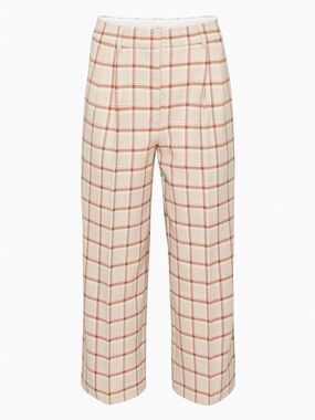 Aritzia Wilfred the Effortless Cropped Pant High Rise Wide Leg Two-Tone Size 4